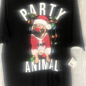 New Party Animal Christmas Tee Sz XL